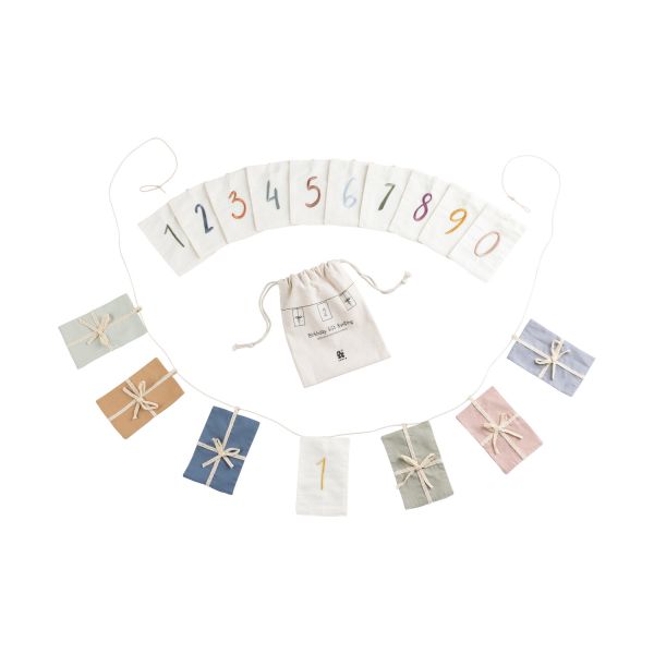Sebra Slinger - Birthday Bunting - Gifts & Numbers