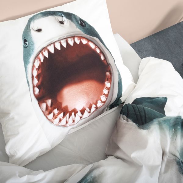 Snurk Shark Dekbedovertrek 140 x 200/220 cm