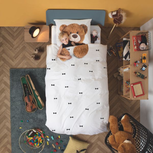 Snurk Teddy Flanel Dekbedovertrek 140 x 200/220 cm