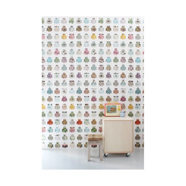 Studio Ditte Behang Robot Bliep Bliep