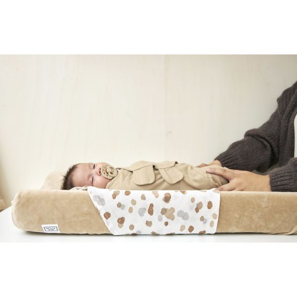 Meyco Uni Swaddle Inbakerdoek - 0-3 Mnd - Sand