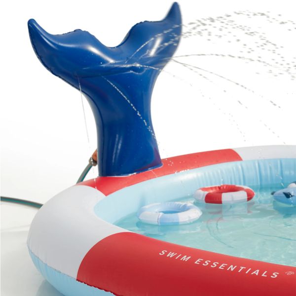 Swim Essentials Whale Adventure Zwembad Red / White