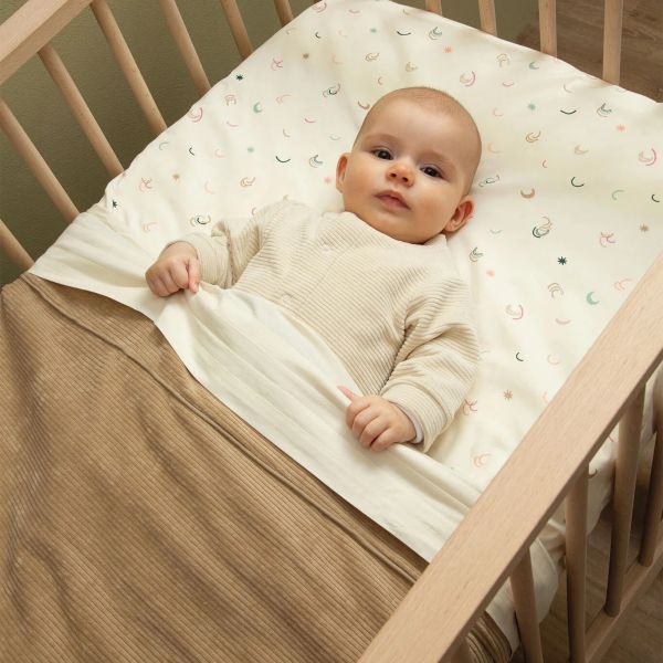 Witlof For Kids Plooien Tuck-Inn Ledikantlaken - 60 x 120 cm - Wit