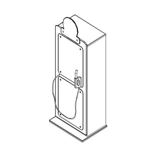 Vipack Benzinepomp Kast Rood