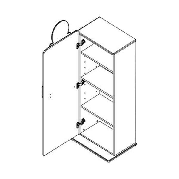 Vipack Benzinepomp Kast Rood
