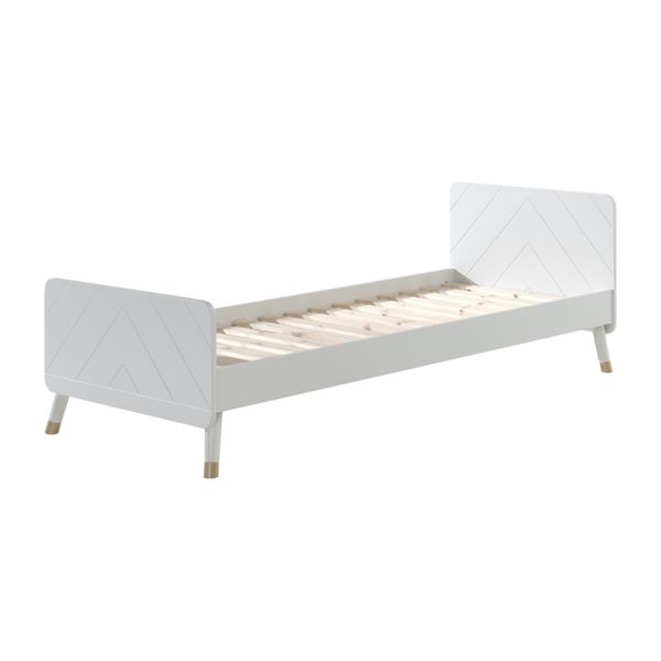 Vipack Billy Bed Satin White 90 x 200 cm