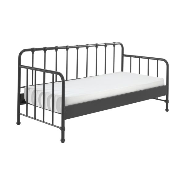 Vipack Bronxx Bedbank Metaal Zwart 90 x 200 cm