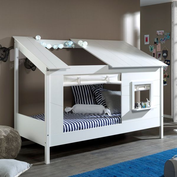 Vipack Housebed Met Raampaneel Wit