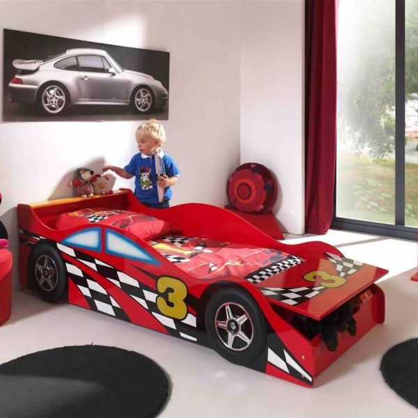 Vipack Toddler Race Car Bed 70 x 140 cm