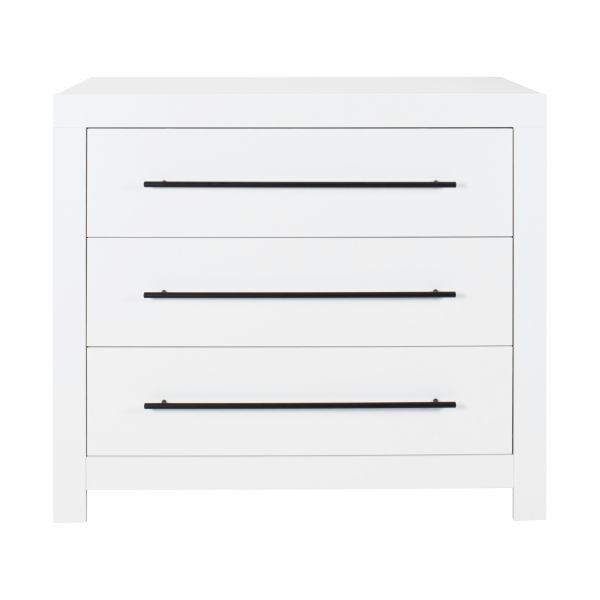 Europe Baby Vittoria III Babykamer Wit | Bed 60 x 120 cm + Commode