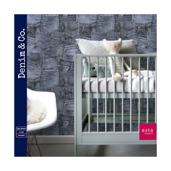 Estahome Denim & Co Collectie Behang