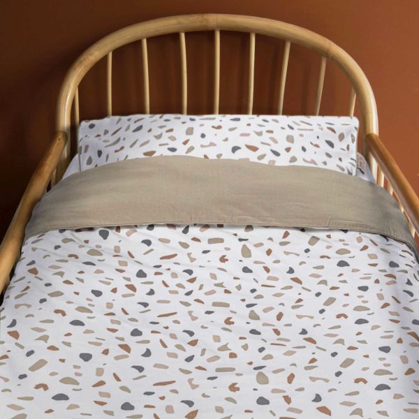 Witlof For Kids Flower Powder Dekbedovertrek 100 x 135 cm