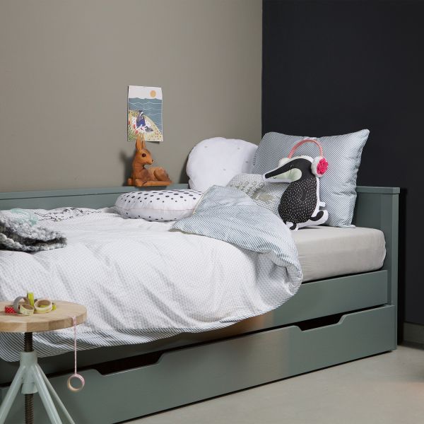 Woood Nikki Bedlade Jadegroen
