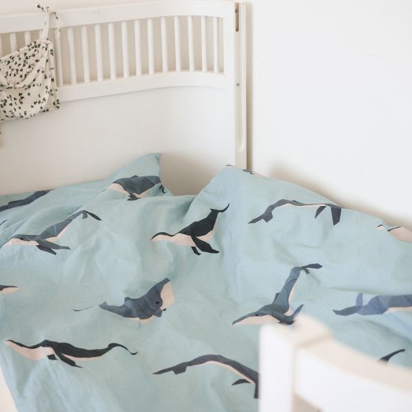 Studio Ditte Dekbedovertrek - Walvis - Junior 120 x 150 Cm