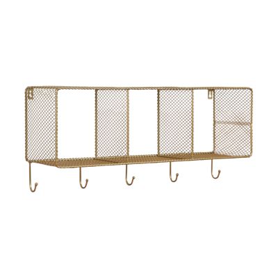 Opjet Wandplank Kapstok - Goud
