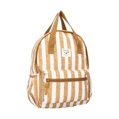 Kidzroom Lille Stripe Frenzy Rugzak - Brown