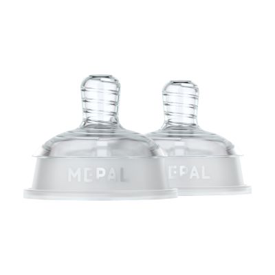 Mepal Mio Flesspeen Fast Flow - 2 Stuks - Helder 