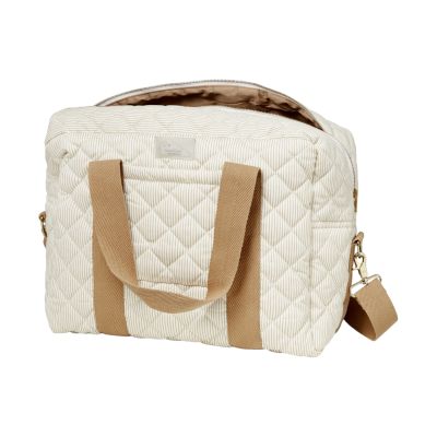 Cam Cam Copenhagen Verzorgingstas  - Classic Stripes Camel - Large