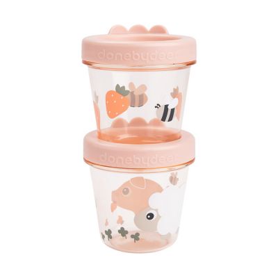 Done By Deer Tiny Farm Bewaarbakjes - 2-Pack - Powder
