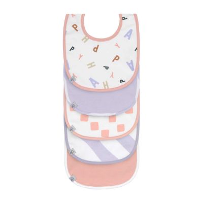 Lässig Slabbetjes Set van 5 - Happy Fruits