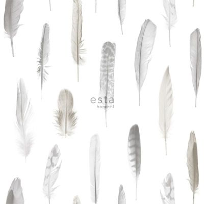 Estahome Veren Behang - Crème Beige