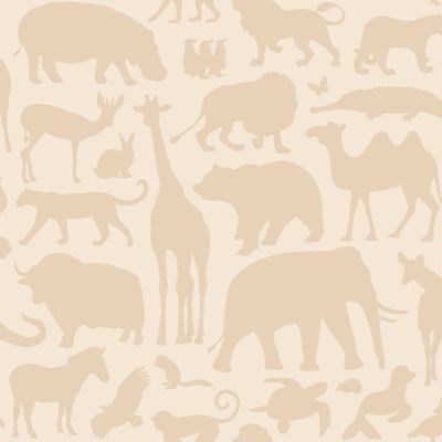 Estahome Dieren Behang - Beige