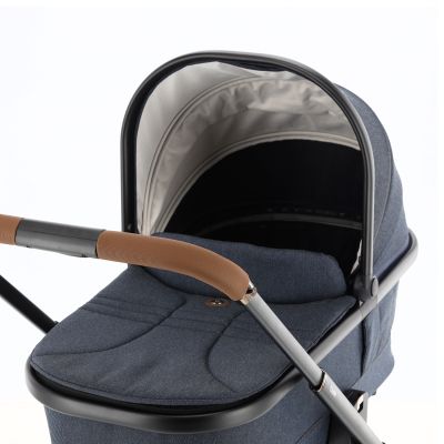 Babypark Qute Q-Rider Plus Kinderwagen 4-in-1 Denim Blue | Maxi-Cosi Cabriofix i-Size Essential Black aanbieding