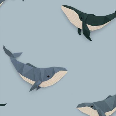 Studio Ditte Behang - Walvis