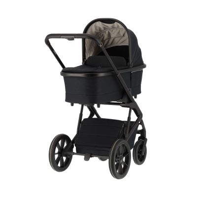 Babypark Qute Q-Rider Plus Kinderwagen 4-in-1 Midnight Black | Maxi-Cosi Cabriofix i-Size Essential Black aanbieding