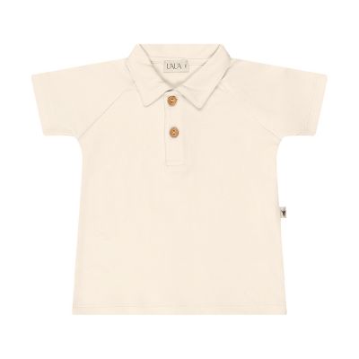 UAUA Polo T-Shirt Korte Mouwen - Crema