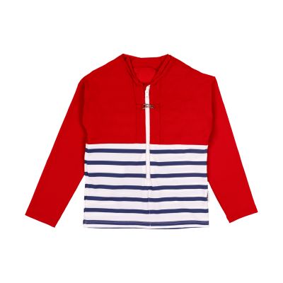Floatee Anti-Verdrinking T-shirt Lange Mouwen - Rood