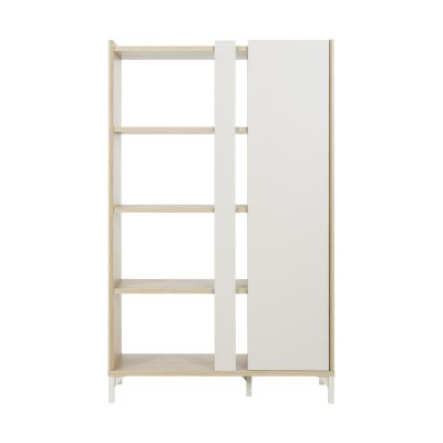 Diagone Lenk Boekenkast - 1 Deur - Chesnut / Grey