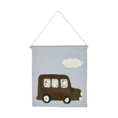 Smallstuff Wanddecoratie - Dogs Driving - 37x33 cm