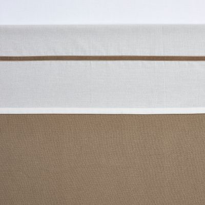 Meyco Ledikantlaken Wit Met Bies 100 x 150 cm