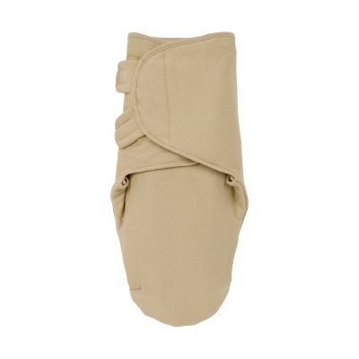 Meyco Baby Uni swaddlemeyco inbakerdoek gevoerd - sand - 0-3 maanden