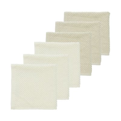 Meyco Baby Popcorn Monddoekjes - 6 Stuks - 30 x 30 cm