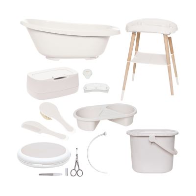 Bébé-Jou Badset - Sense - 8-delig - Light Oat