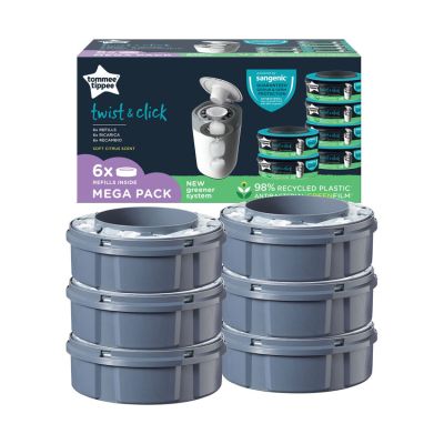 Tommee Tippee 6-Pack Navulling - Twist &amp; Click