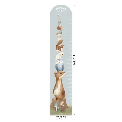 Little Dutch Groeimeter Muursticker - Forest Friends