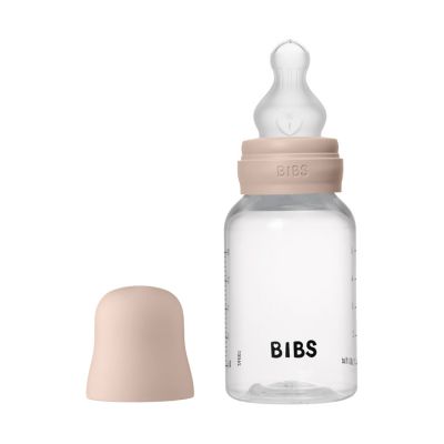 Babypark Bibs Fles - Slow Flow - 150 ml - Silicone - Blush aanbieding