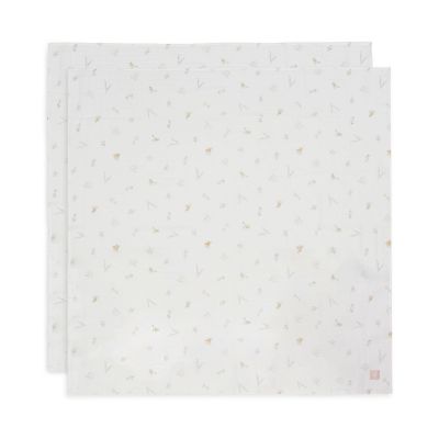 Jollein Lovely Birds Large Multidoek 2 Pack - 115 x 115 cm - Hydrofiel