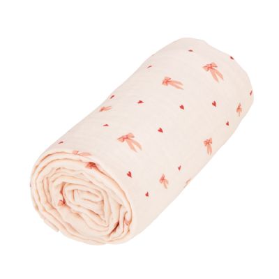 Cam Cam Copenhagen Bows Deken - Muslin - GOTS 