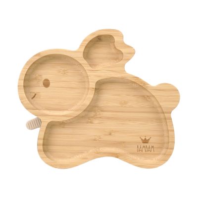 BamBam Kinderbord - Plate Bamboo Rabbit