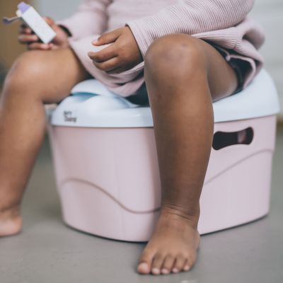 Babypark DiaperChamp 3-in-1 Potty - Old Pink aanbieding