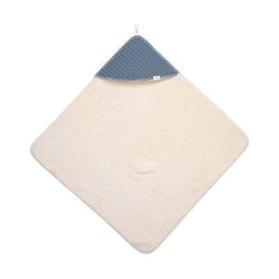 Koeka Oslo Omslagdoek - Maat 100 x 100 - Wafel/Teddy - Bluestone 