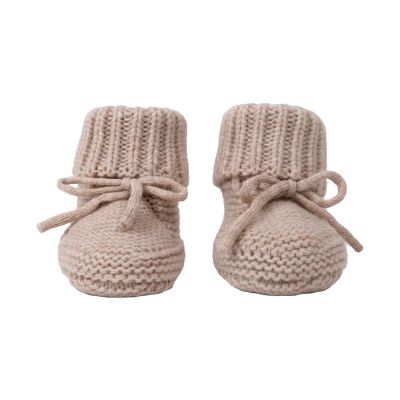 Lodger Slofjes - Merino Wool - Beige - 6-12M