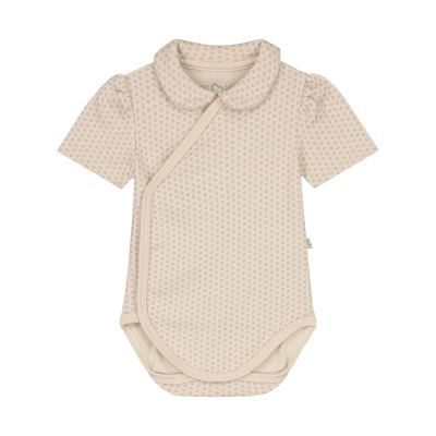 Mats &amp; Merthe Mila Romper met Korte Mouwen Buttermilk piping