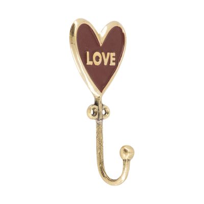 Doing Goods Pyar Heart Hook - Antique Shiny