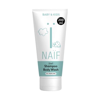 Naïf 2-in-1 Shampoo &amp; Wasgel 0% Parfum