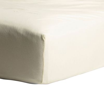 Double Jersey Hoeslaken - 80/90x210/220 &amp; 100x200 cm - Ivory